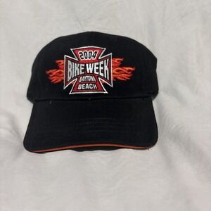 2004 Bike Week Daytona Beach Adjustable Black Hat